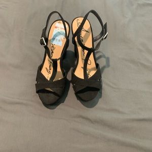 American Rag Black platform heels